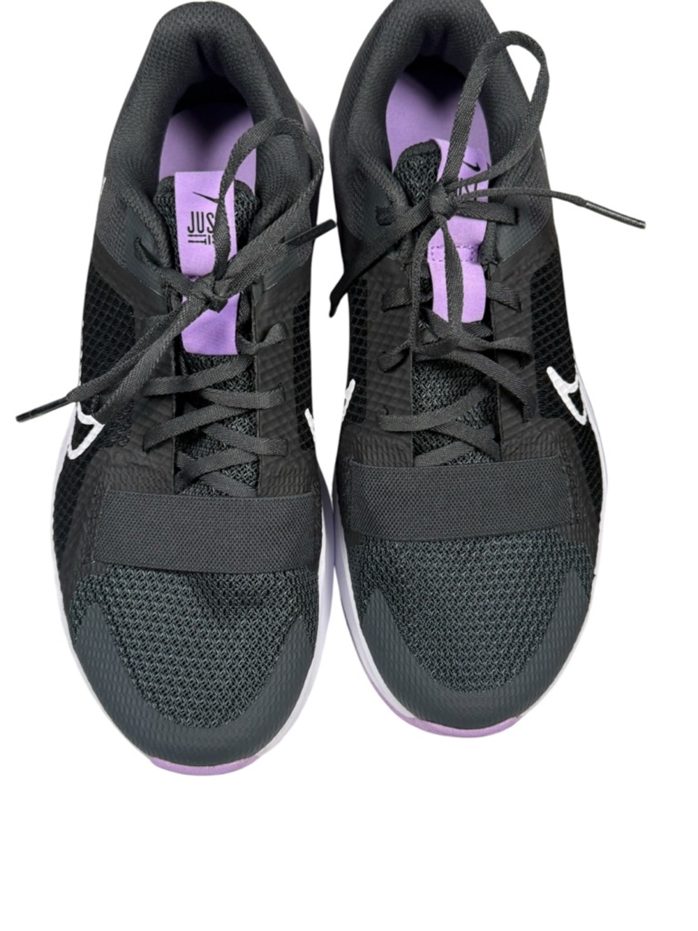 NWOTOB Nike MC Trainer 2 Black Viotech Purple Training Shoes Size 8 - Picture 5 of 9